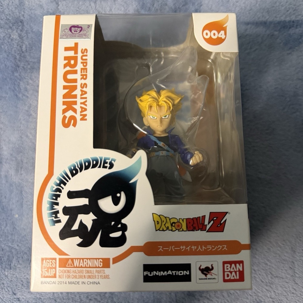 Tamashii Buddies Dragonball Z Super Saiyan‎ Trunks 004 Vinyl NEW